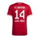 Bayern Munich Luis Diaz #14 Replike Domaci Dres za Ženska 2026-27 Kratak Rukav